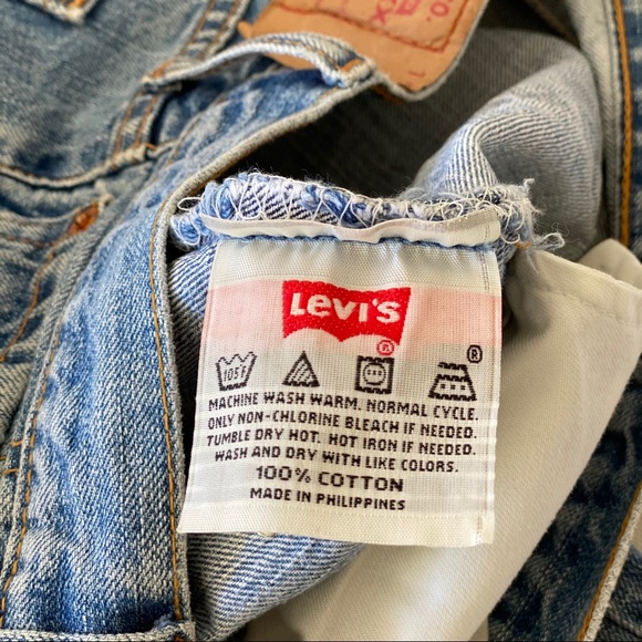 ONE OF A KIND LEVI HAND EMBROIDERED RAINBOW JEANS - Picture 15 of 16